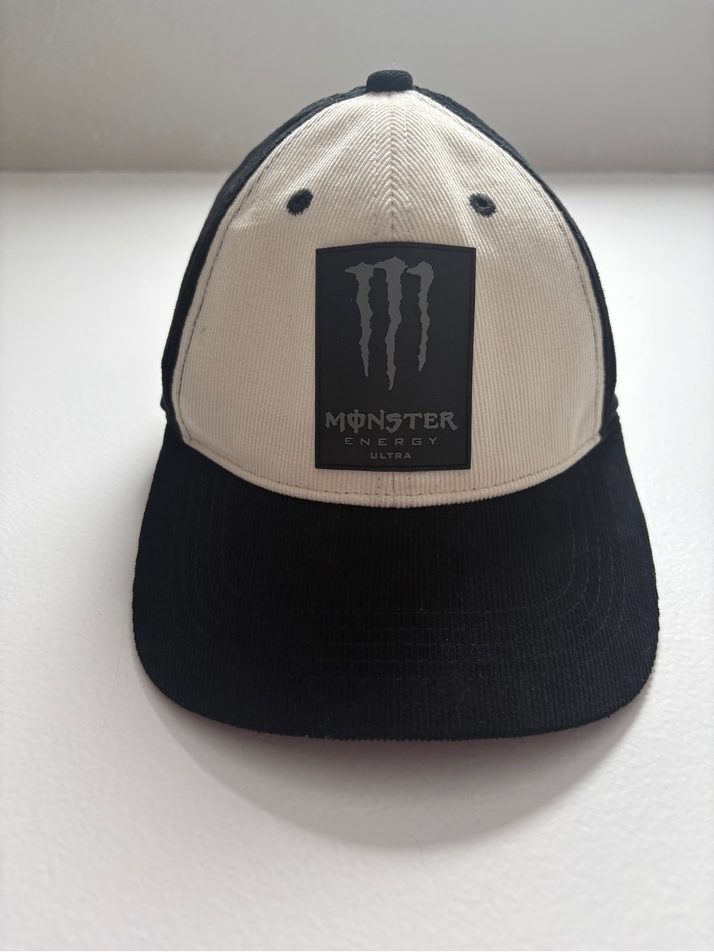 Monster Energy Two-Tone Black & Cream Trucker Hat